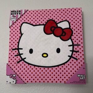 Hello kitty wall art